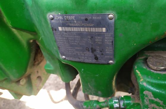 JOHN DEЕRE 8335R 2013 рік (11 тис м.г.) - 6