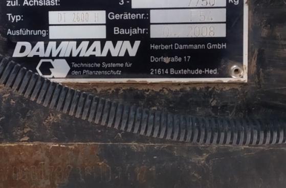 Самохідний оприскувач DAMMANN DT2600HD 2008 року -  5