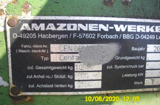 Культиватор Amazone Centaur 6001  - 2007 рік -  3