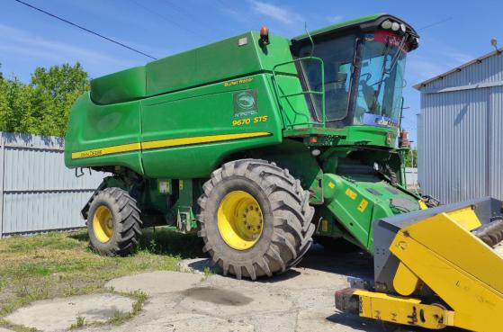 Комбайн зернозбиральний JOHN DEERE 9670 STS, 2011 р.в. -  1